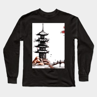 Japan tower bridge Long Sleeve T-Shirt
